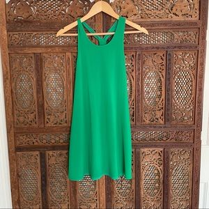 Alice and Olivia emerald green mini dress xs